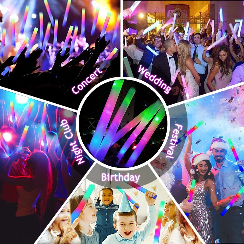 20/30/40/60/80/100/120Pcs RGB  - Centerpiece Stick ulasan dan harga