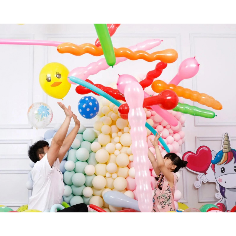 Cartoon Animal Duck Rabbit Hel - Balloon Pump Hand ulasan dan harga