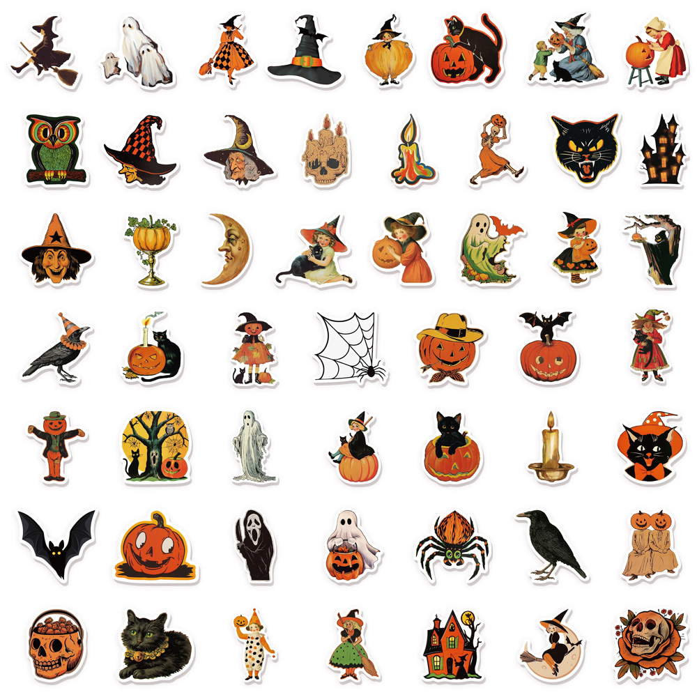 50PCS Halloween Pumpkin Witch  - Plastic Cup 50Pcs ulasan dan harga