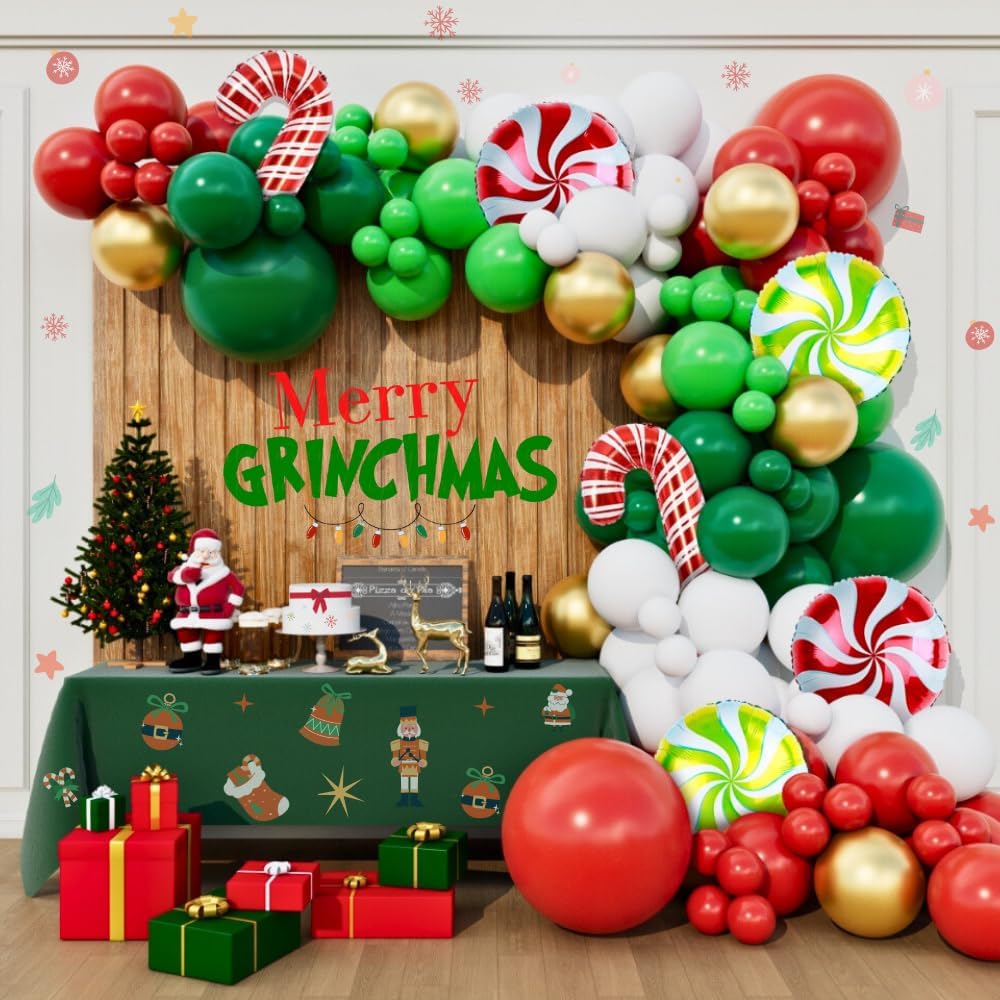 Christmas Balloon Arch Garland - Balloon Arch Kit ulasan dan harga
