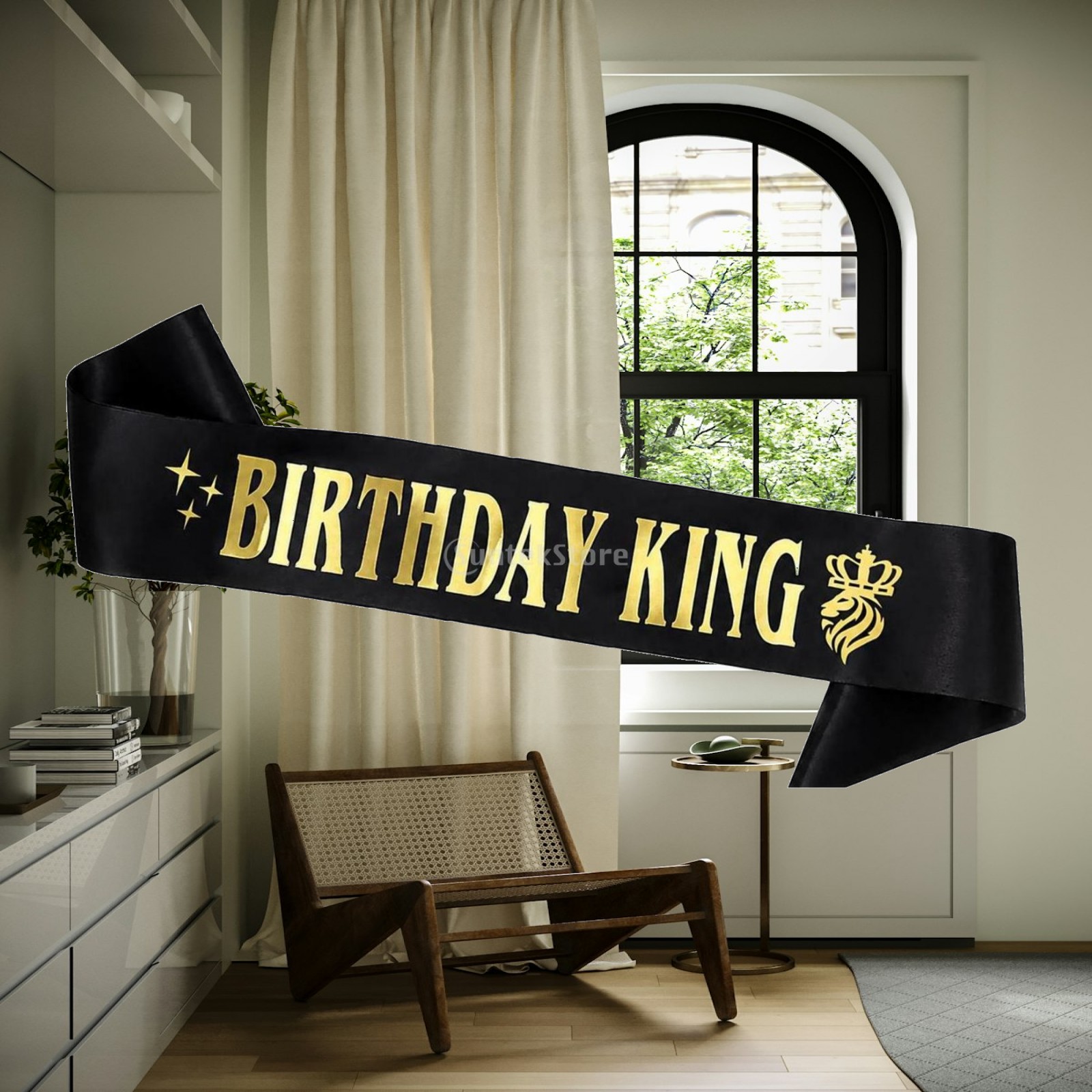 Glitter Party Crown Birthday K - Birthday Sash Glitter ulasan dan harga