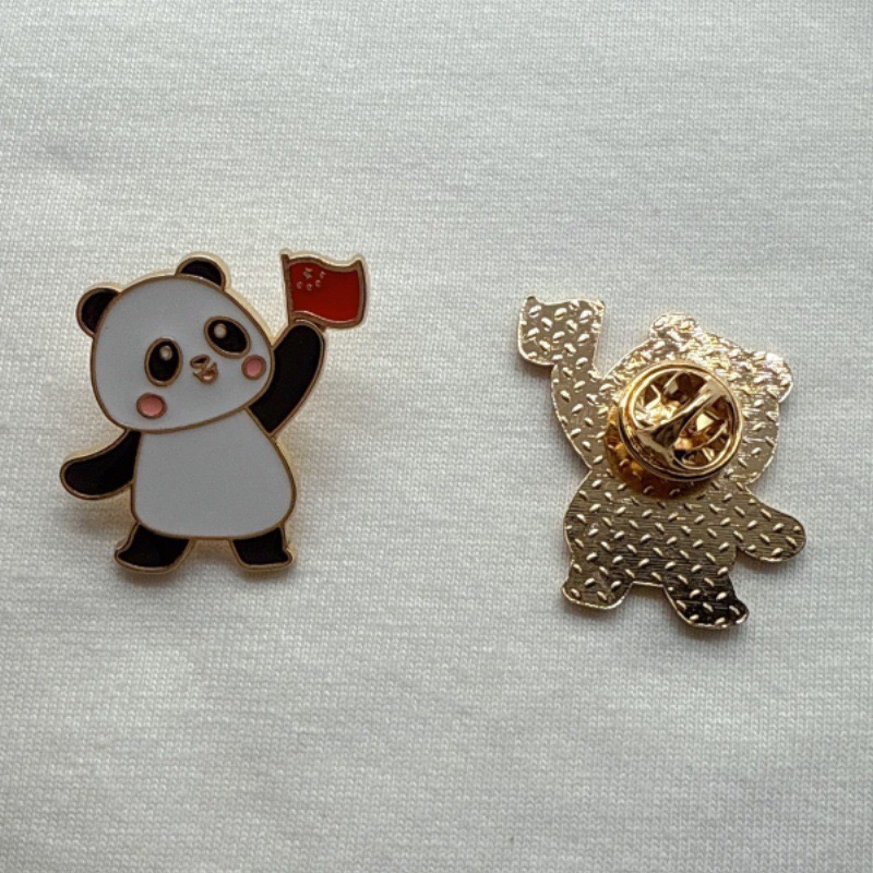 6pcs Cartoon China Panda Badge - Event Supplies ulasan dan harga