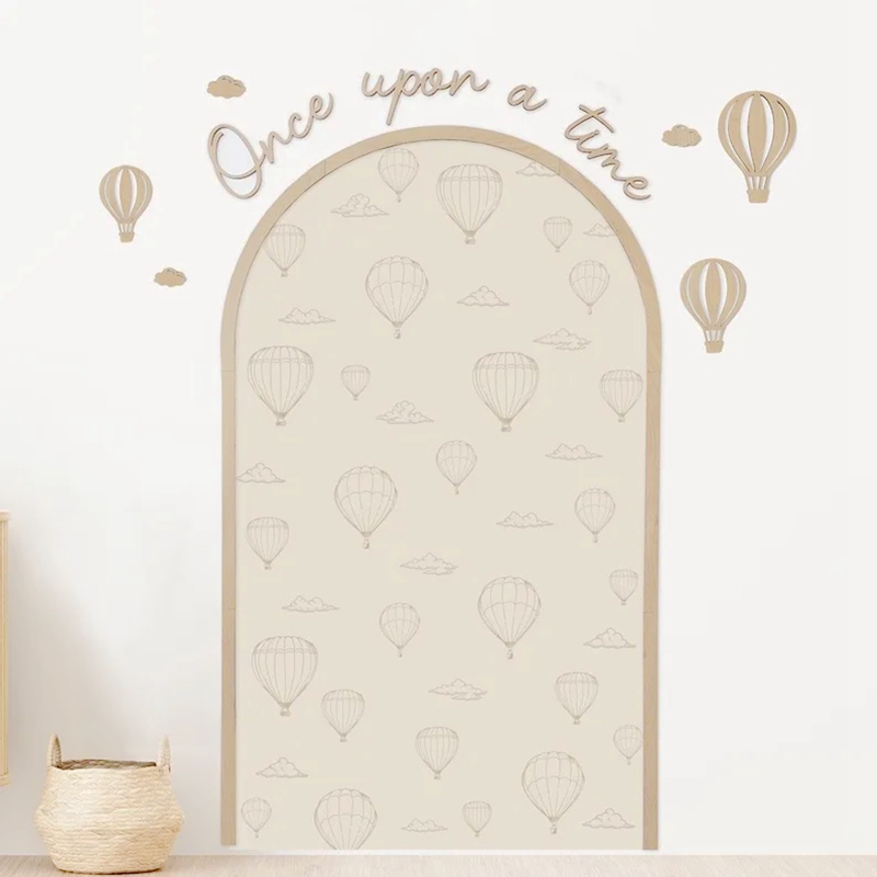 Wooden Hot Air Balloons Wooden - Balloon Arch Kit ulasan dan harga