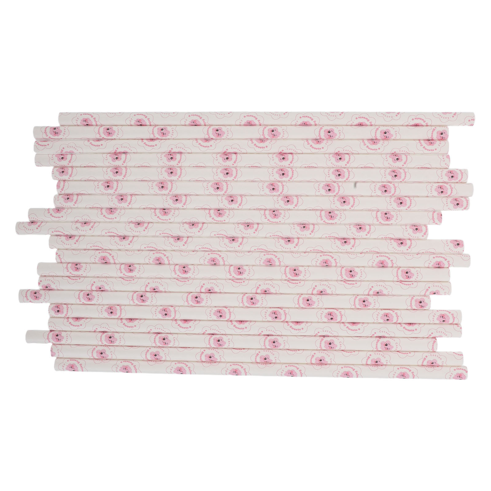 50Pcs Cotton Candy Paper Rods  - Cotton Candy Cone ulasan dan harga