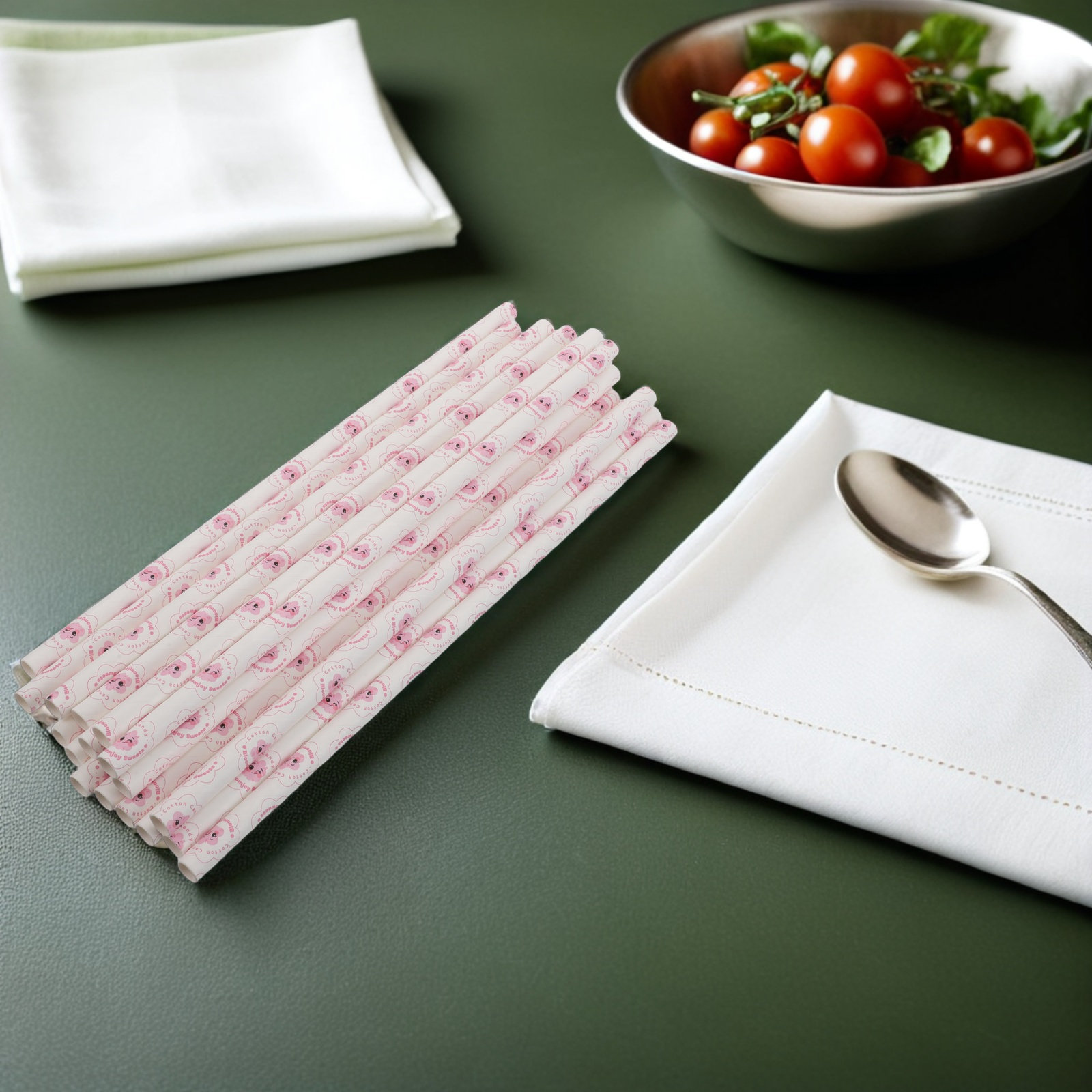 50Pcs Cotton Candy Paper Rods  - Cotton Candy Cone ulasan dan harga
