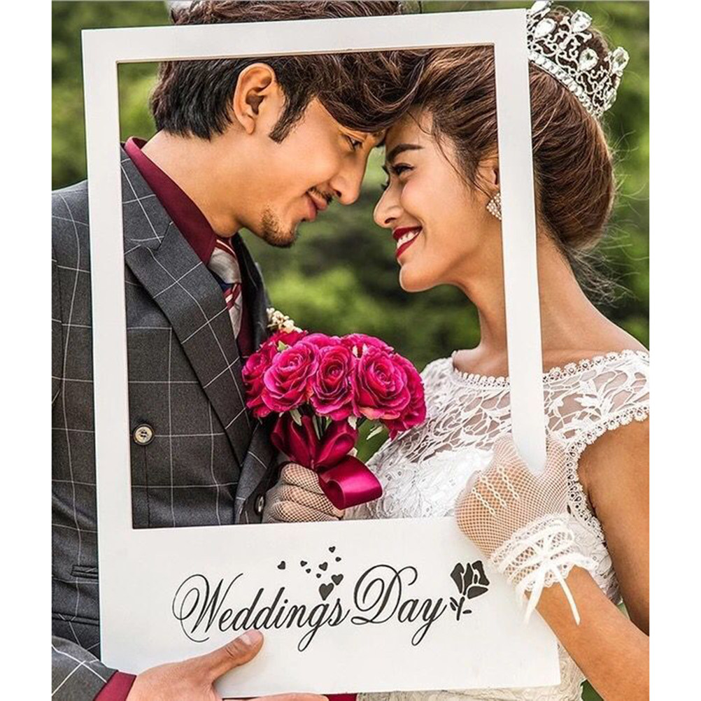 Wedding Day Photo Frame DIY Ph - Photo Booth Frame ulasan dan harga