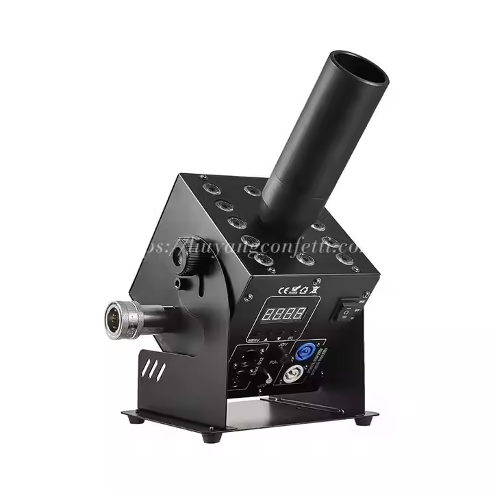 DMX RGB LED CO2 Cannon Jet Mac - Event Party Dj ulasan dan harga
