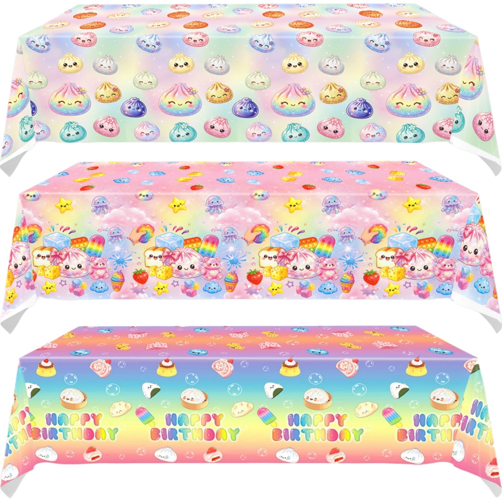 137x274cm Disposable Squishy D - Table Cloth Disposable ulasan dan harga