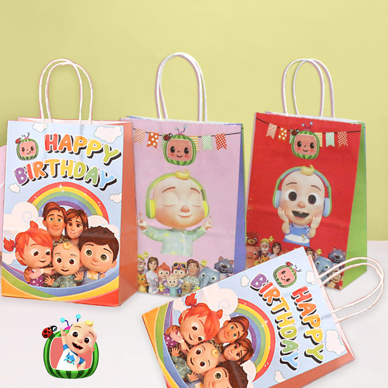 Cocomelons Party Gift Bag Set  - Party Favor Bag ulasan dan harga