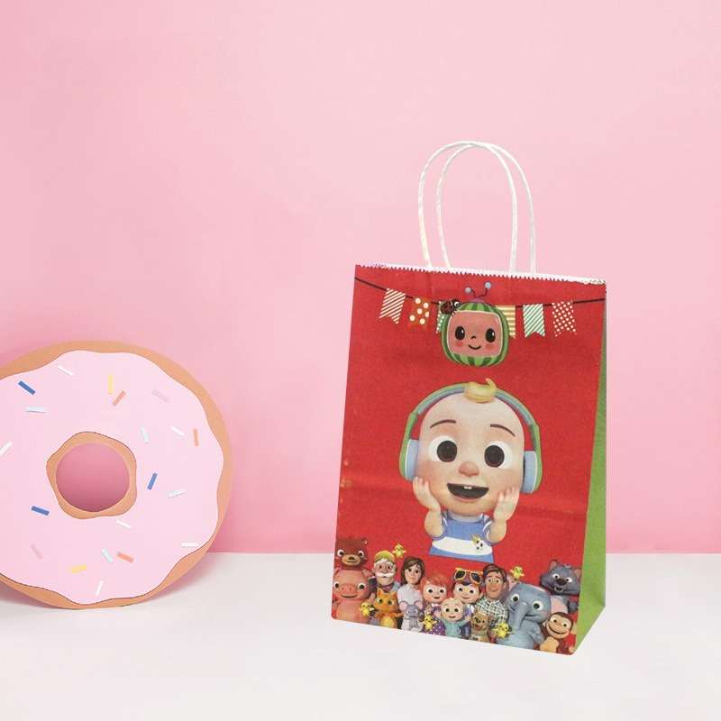 Cocomelons Party Gift Bag Set  - Party Favor Bag ulasan dan harga