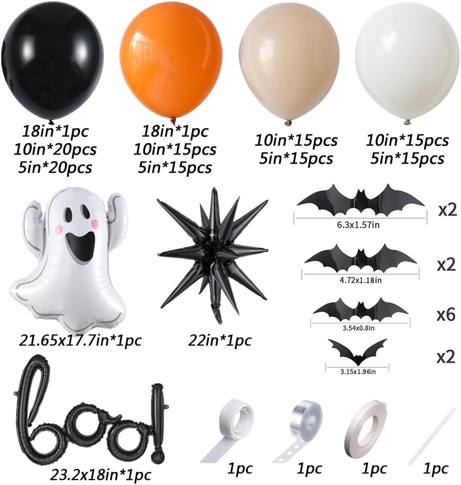 Halloween Little BOO Balloon G - Balloon Arch Kit ulasan dan harga