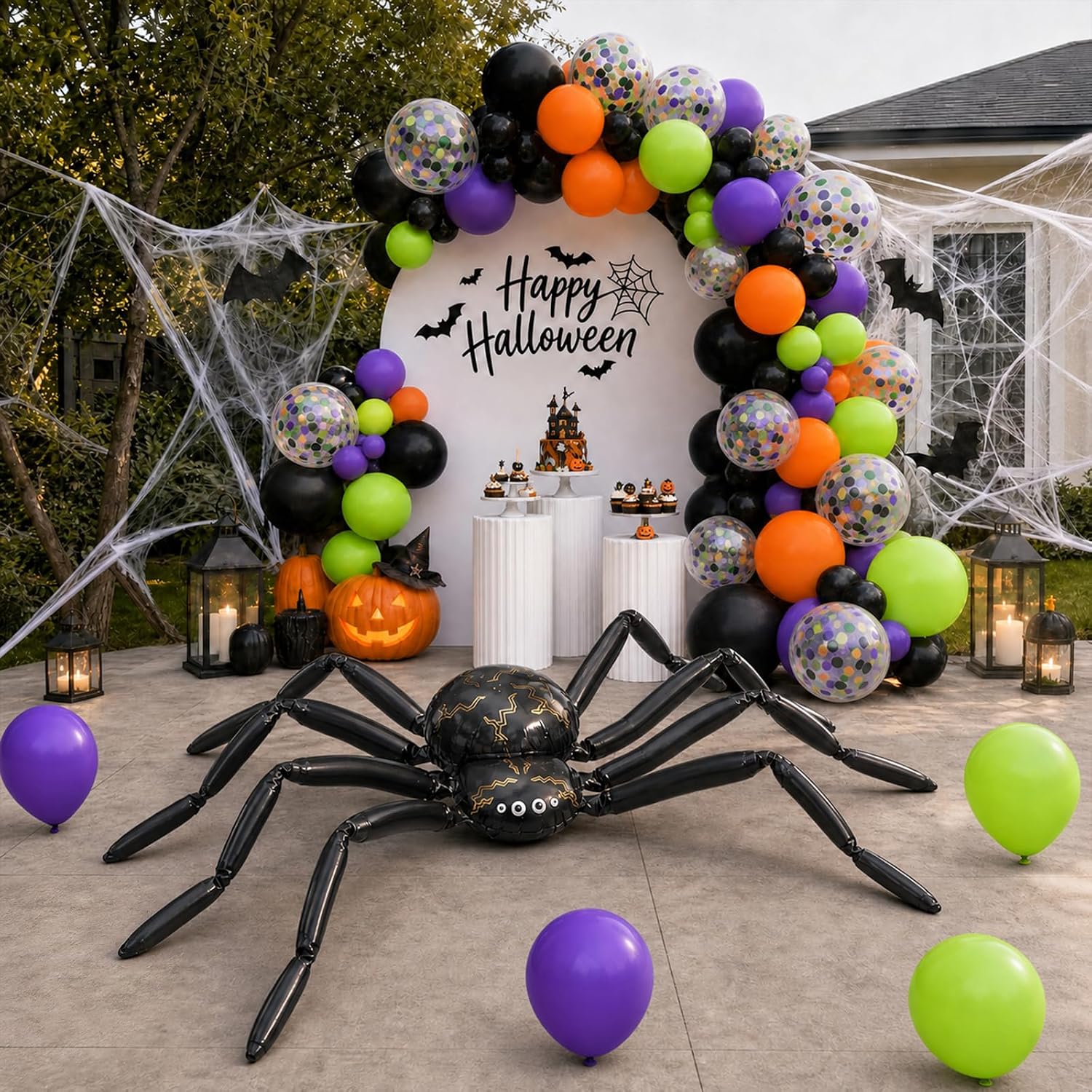 Halloween Balloon Arch Kit wit - Balloon Arch Kit ulasan dan harga
