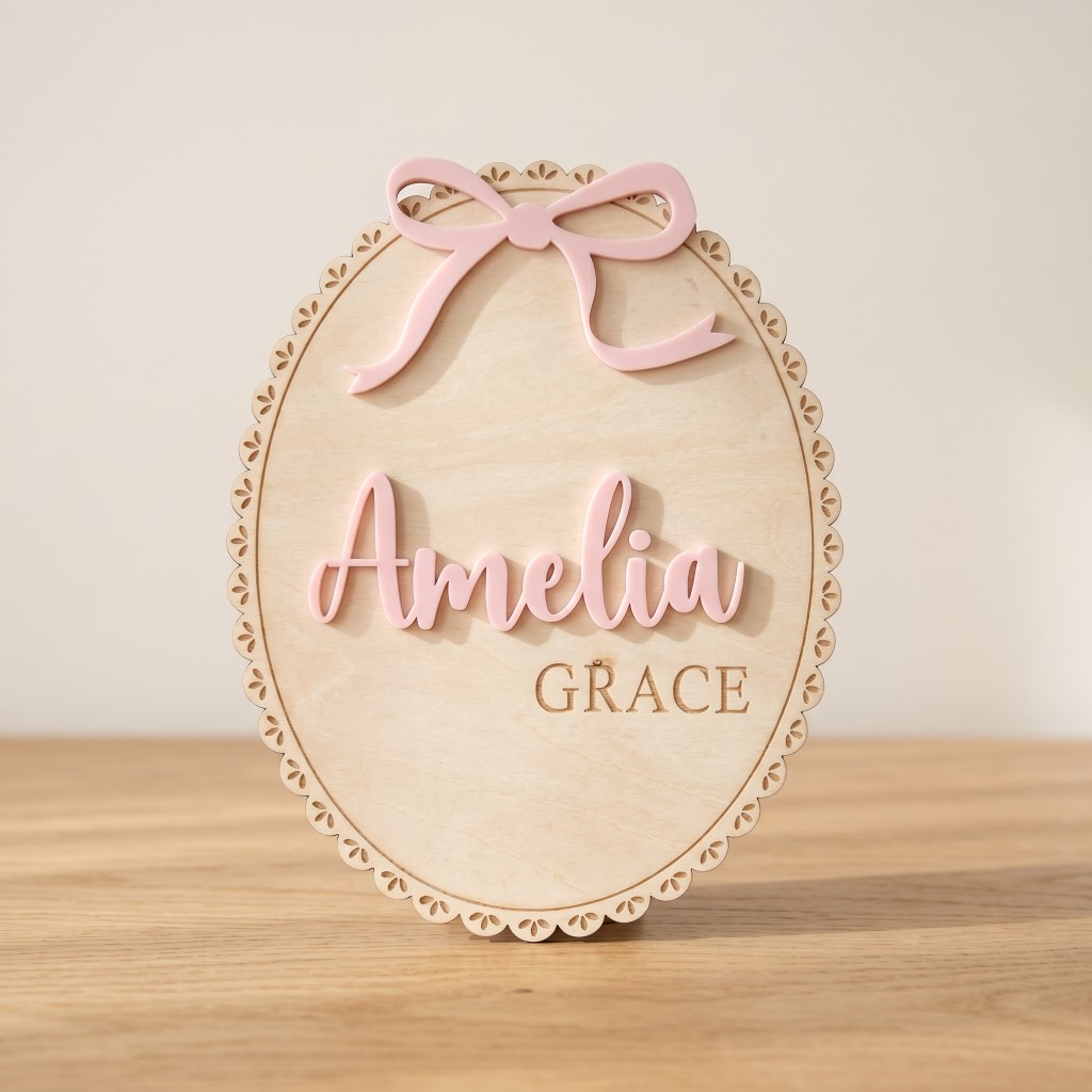 1Pc Custom Bow Lace Edge Baby  - Eve Party ulasan dan harga