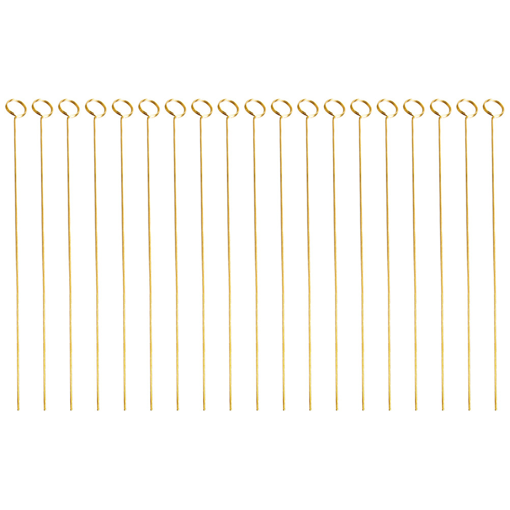 40Pcs Elegant Gold Metal Card  - Centerpiece Stick ulasan dan harga