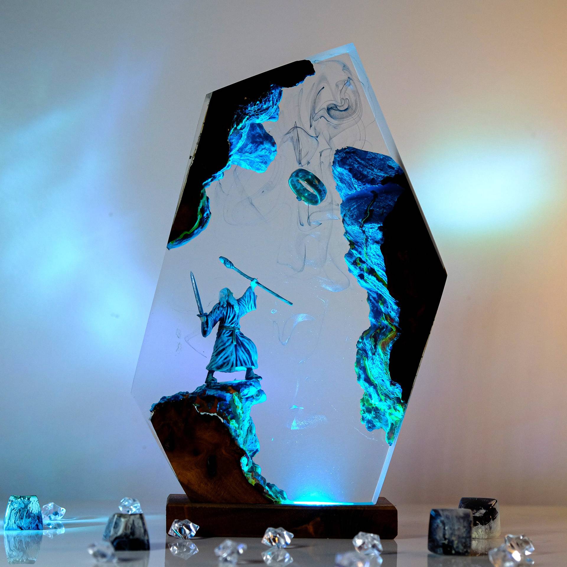 Movie Scence Figure Table Resi - Neon Sign Party ulasan dan harga