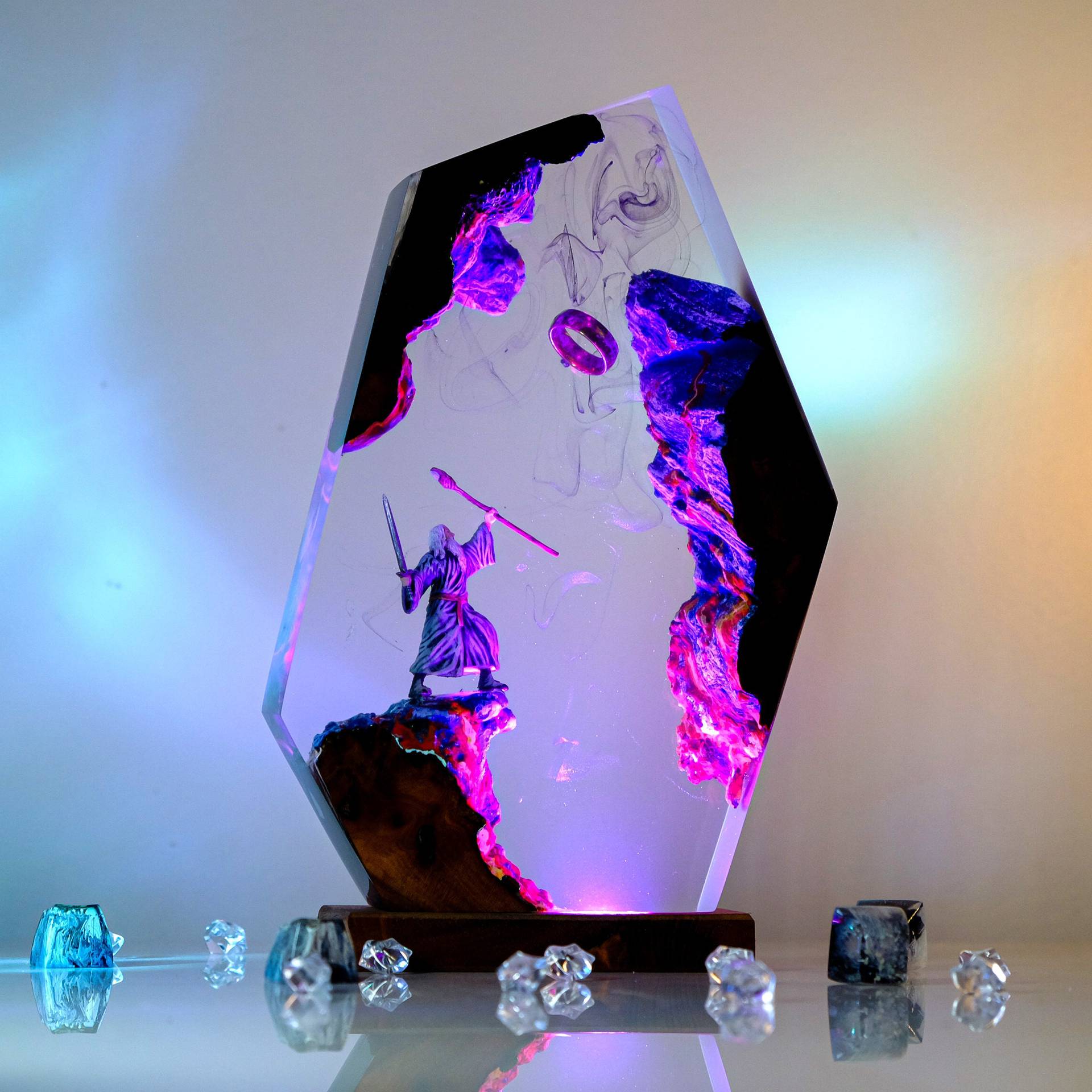 Movie Scence Figure Table Resi - Neon Sign Party ulasan dan harga