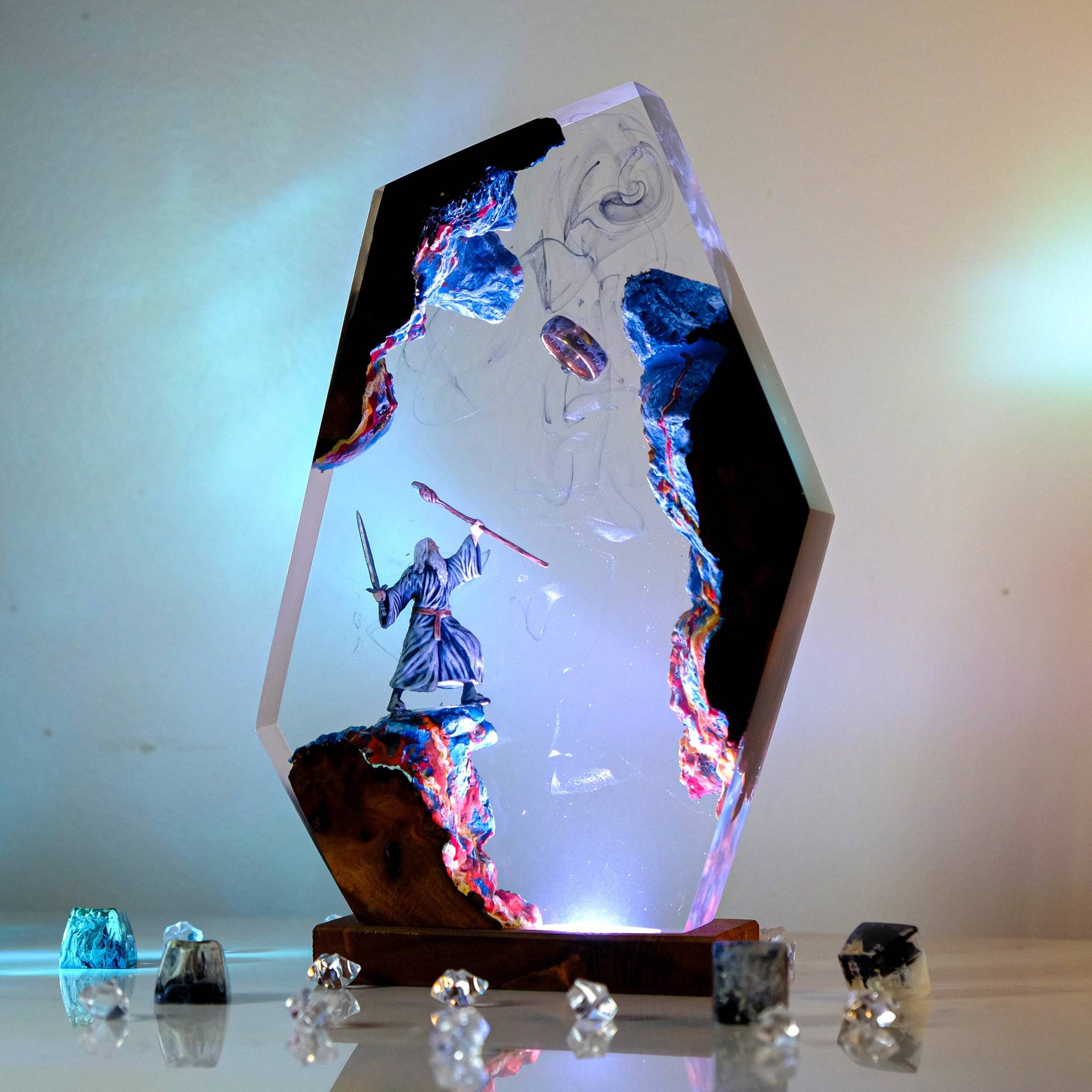 Movie Scence Figure Table Resi - Neon Sign Party ulasan dan harga