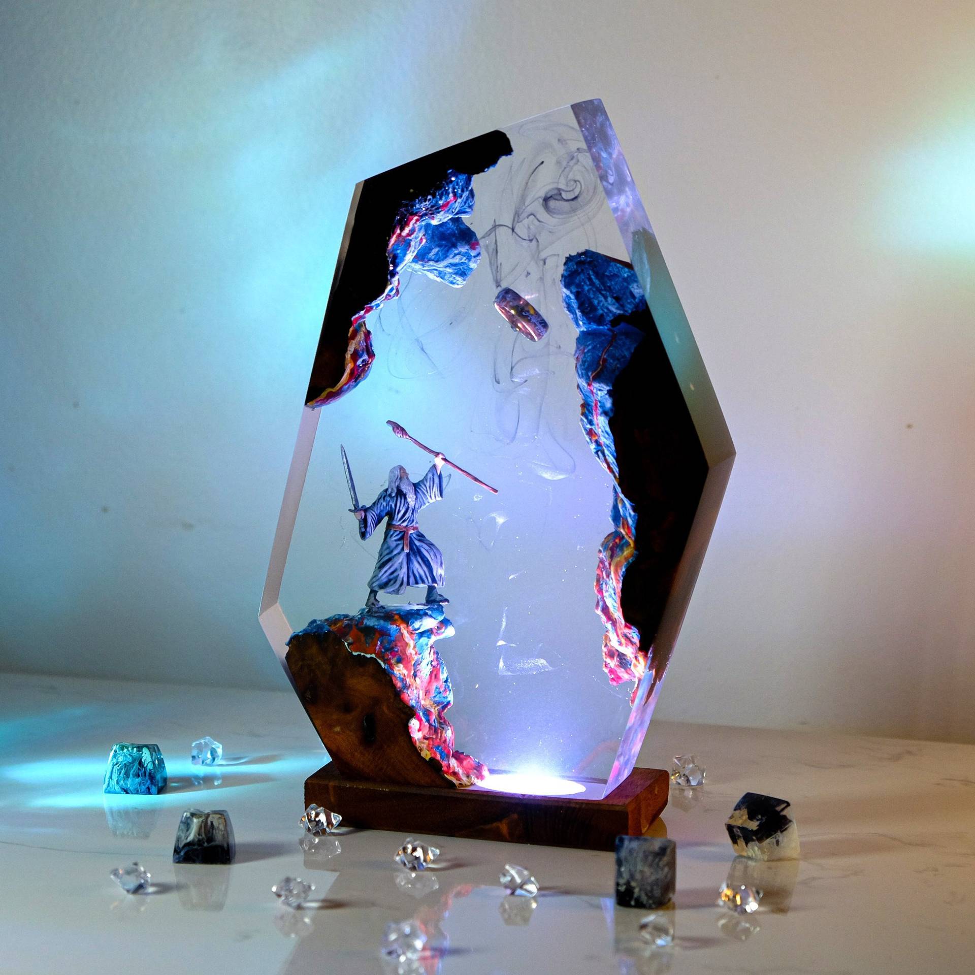 Movie Scence Figure Table Resi - Neon Sign Party ulasan dan harga