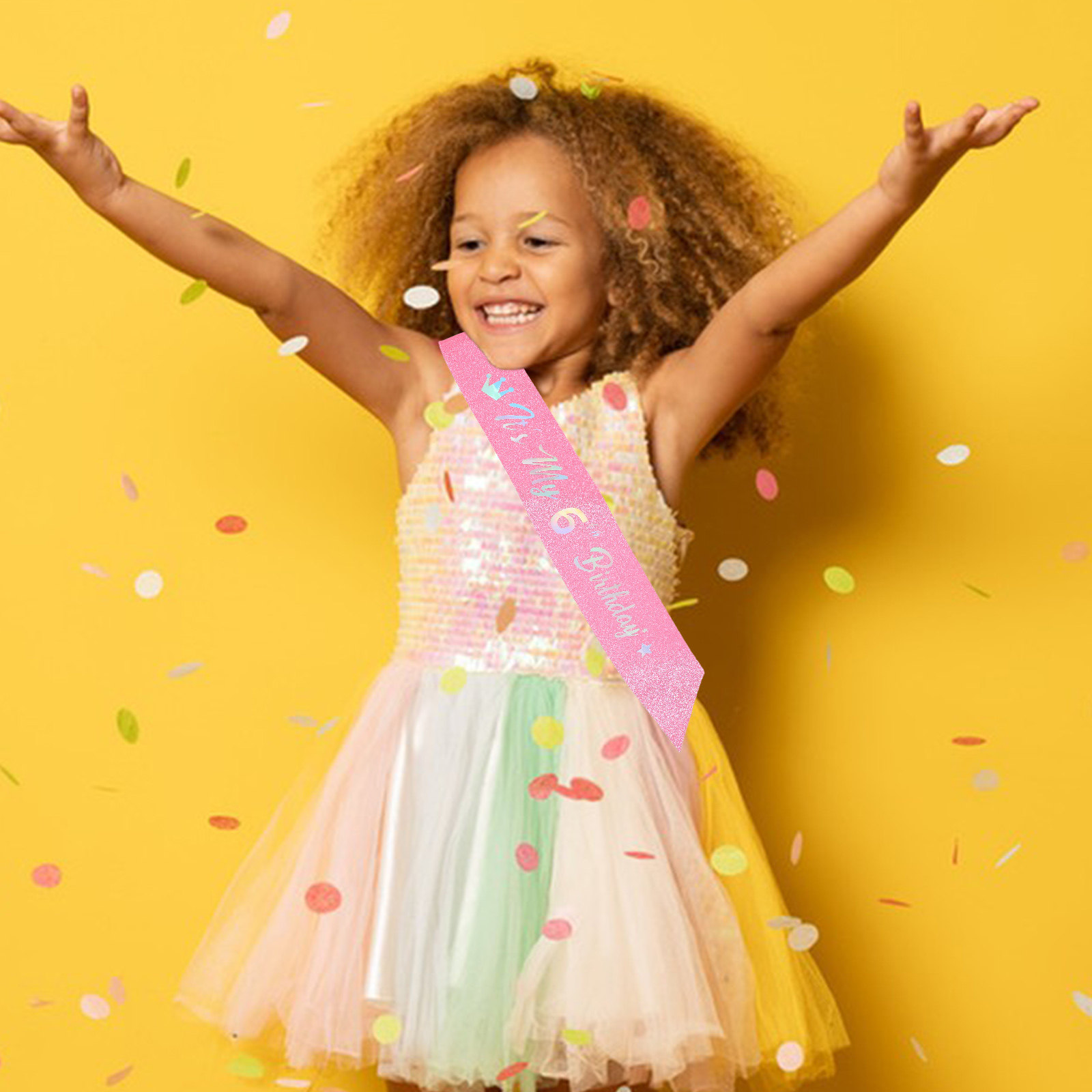 5Pcs Glitter Happy Birthday Sa - Birthday Sash Glitter ulasan dan harga