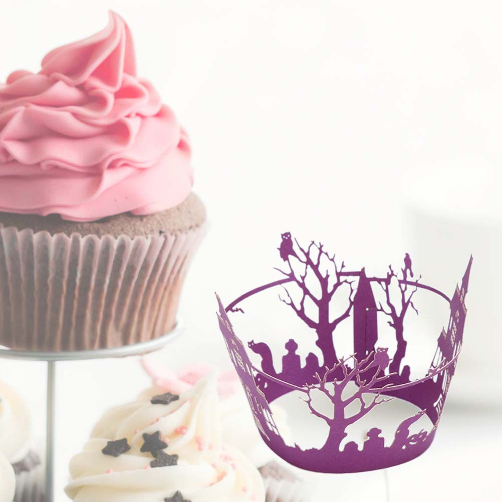 50Pcs Creative Cake Wrappers H - Plastic Cup 50Pcs ulasan dan harga