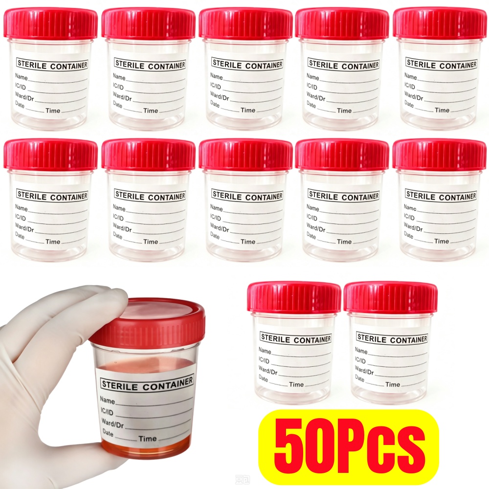 50pcs Disposable Plastic Urine - Plastic Cup 50Pcs ulasan dan harga