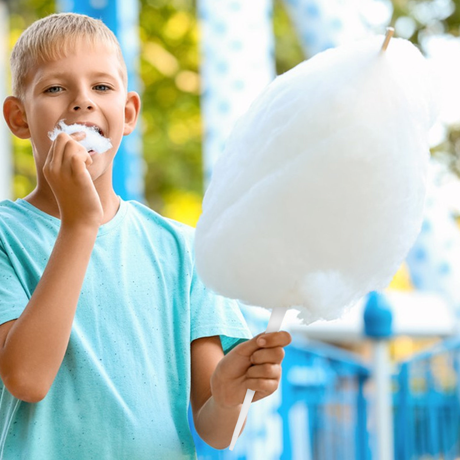20Pcs Cotton Candy Paper Stick - Cotton Candy Cone ulasan dan harga