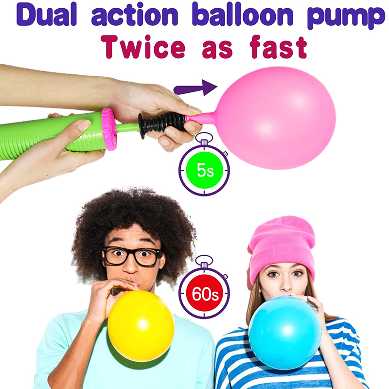 1Pc Balloon Pump Plastic Hand  - Balloon Pump Hand ulasan dan harga